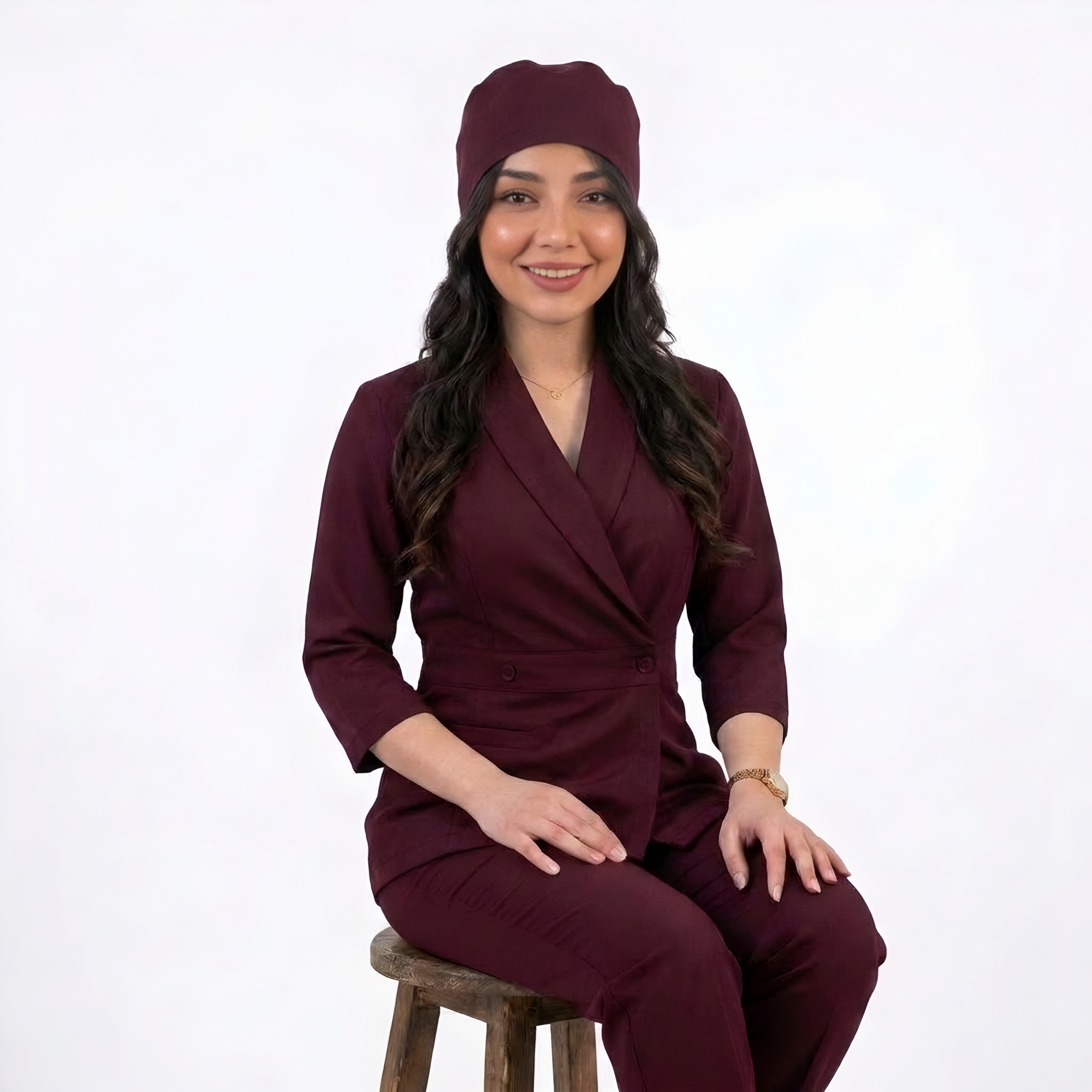 ست اسکراب شلوار مدل آیسو | روپوش آرکان