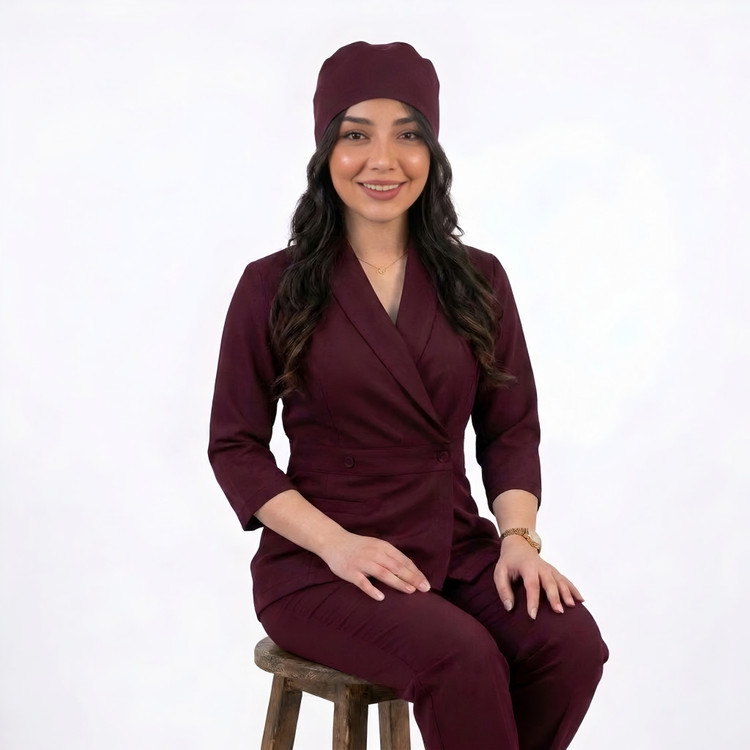 ست اسکراب شلوار مدل آیسو | روپوش آرکان