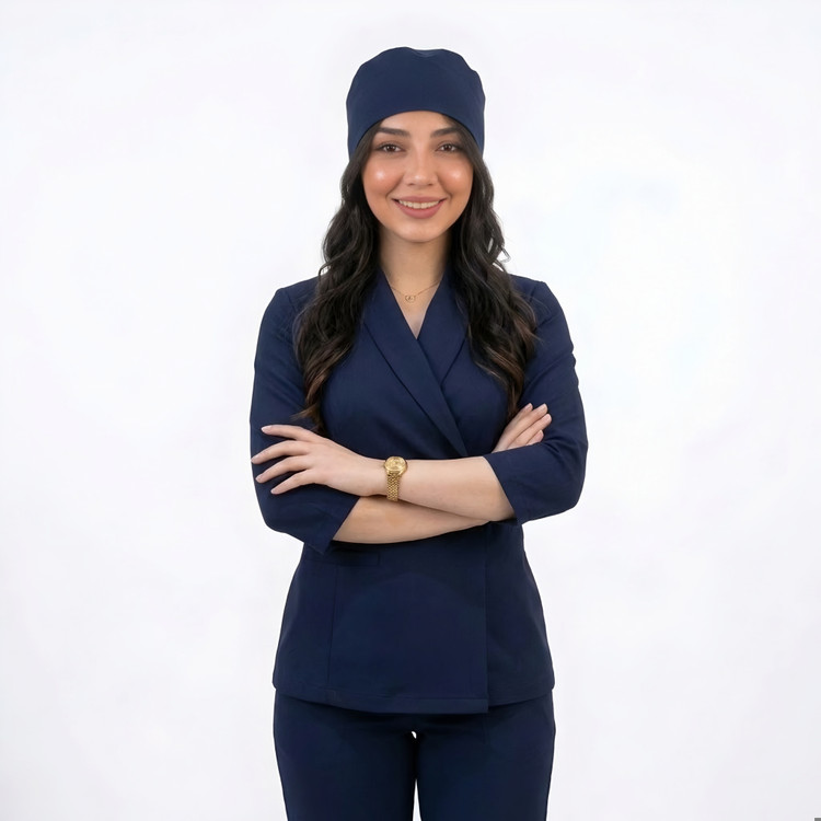 ست اسکراب شلوار مدل آیسو | روپوش آرکان